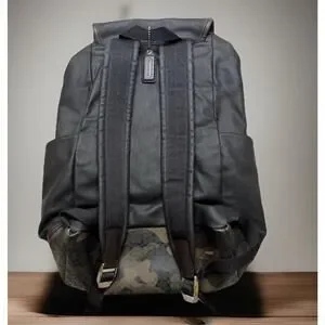 Coach | Bags | Coach Backpack Bag Black Camouflage F7822 